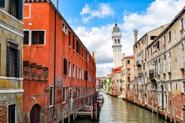 Venice canals and architecture, Italy