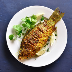 Grilled fish