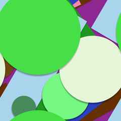 Flat material design - Creative vector trend seamless