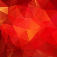 Abstract geometric style red background. Vector illustration