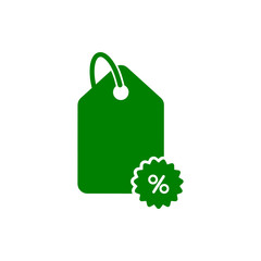 Discount, price, sales discount, shopping,offer,  business product discount green color icon