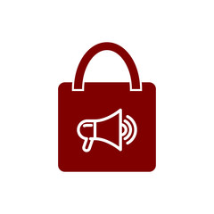 Discount, price, sales discount, shopping,offer,  business product discount maroon color icon