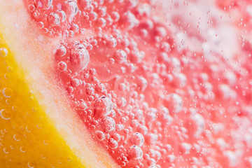 grapefruit closeup of a fresh orange