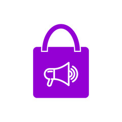 Discount, price, sales discount, shopping,offer,  business product discount dark violet color icon