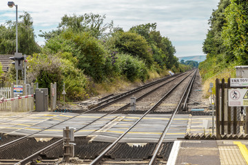 Fototapeta premium Vías de tren