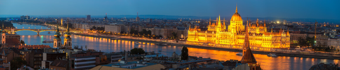 Budapest at sunset