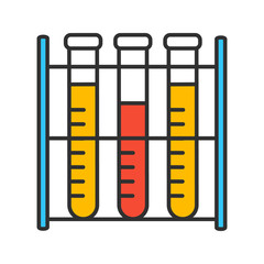 Lab analysis color icon