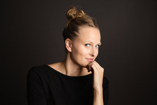 Portrait Frau blond