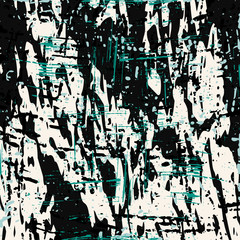 Fototapeta premium colored lines Graffiti pattern on a black background illustration