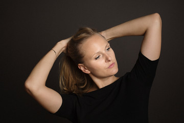 Mädchen Frau Frisur