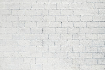 Old white brick wall background