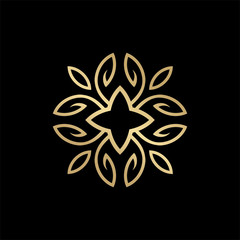 Ornament icon vector template