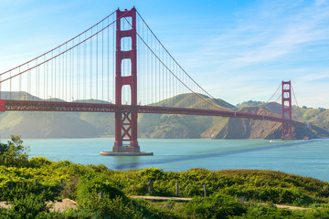 Golden Gate Bridge in San Francisco, California, Usa