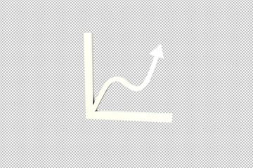 grey Indices 3D illustration on transparent background