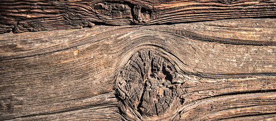 Old wooden texture background. Centenary brown wood texture