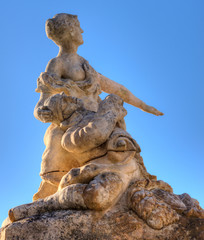 Fototapeta na wymiar Monument aux Morts de la Grande Guerre de Puimoisson, France