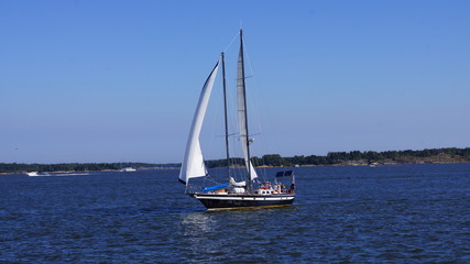 Fototapeta premium Wasser Meer Seen Boot