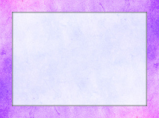 An picture frame with a purple grunge texture and with a light blue interior grunge texture. 