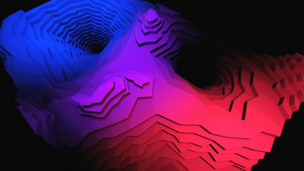 Abyss 3d render background