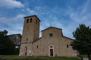 Rocchetta a Volturno, Isernia, Molise. Abbazia benedettina di San Vincenzo al Volturno. Storica...