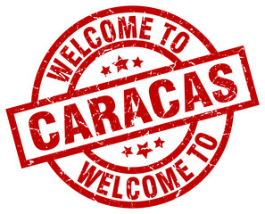 welcome to Caracas red stamp