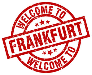 welcome to Frankfurt red stamp