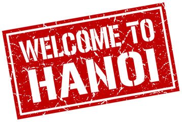 welcome to Hanoi stamp