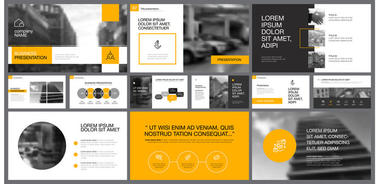 Twelve Accounting Slide Templates Set