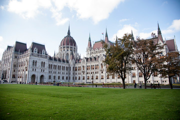 Fototapeta premium hungarian parliament in budapest hungary