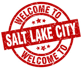 welcome to Salt Lake City red stamp