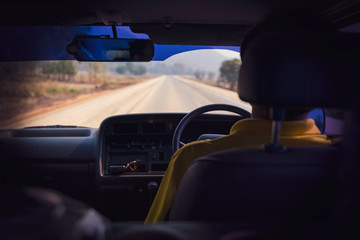 Yellow shirt driver