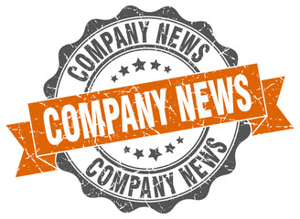 company news stamp. sign. seal