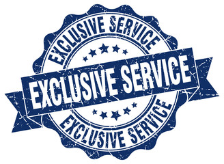 Obraz premium exclusive service stamp. sign. seal
