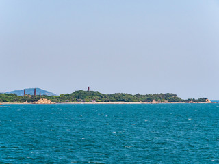 犬島 瀬戸内海 フェリーからの眺め