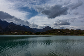Castel San Vincenzo, Isernia, Molise. Il lago 