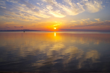 石垣島　フサキビーチの夕日