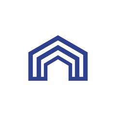 Home logo design vector template