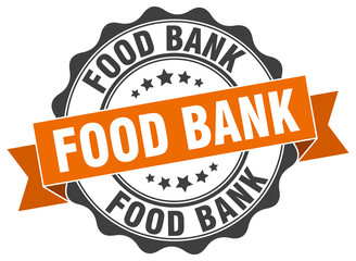 food bank stamp. sign. seal