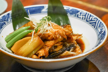 魚のあら煮