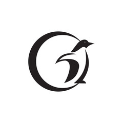 Penguin logo icon vector template