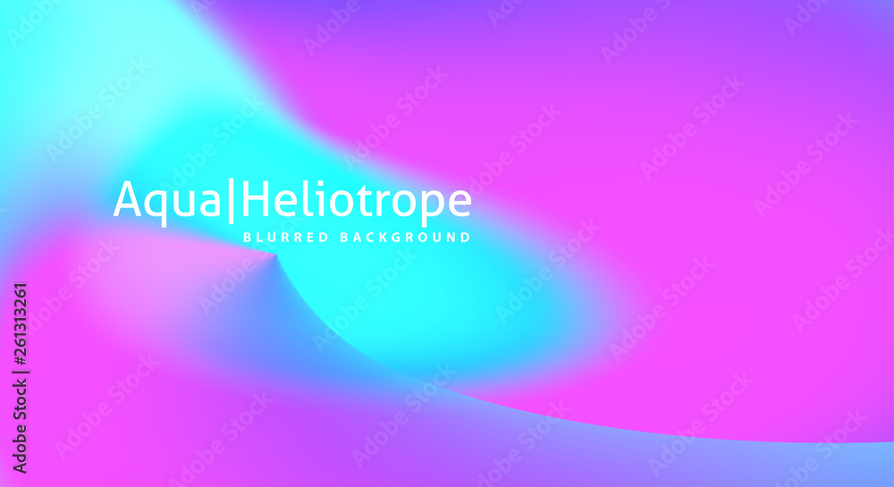 Leinwandbilder smooth background with gradient from aqua colour spot to heliotrope color. vector graphics