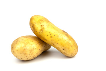 potato isolated on the white background.