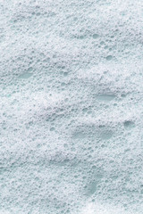The structure of the bubbles of foam from shampoo or cleaning agent