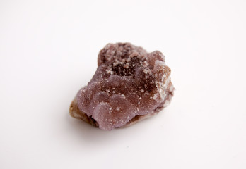 Raw violet amethyst rock with crystal ametist esoteric