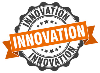 Obraz premium innovation stamp. sign. seal