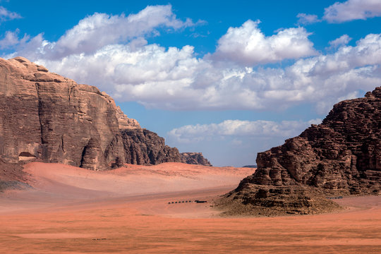 Bedouin campsite, Wadi Rum, Jordan
