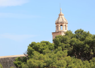 Dubrovnik Croatia, May 24 2018: Old town church