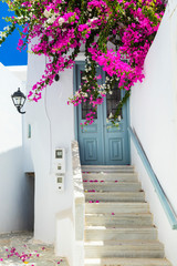Traditional authentic Greece series - old streets of Naxos island, Cyclades