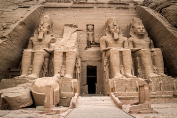 Great temple of Rameses II, Abu Simbel, Egypt