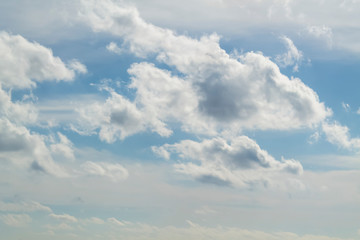 Fototapeta premium blue sky with white clouds, nature background